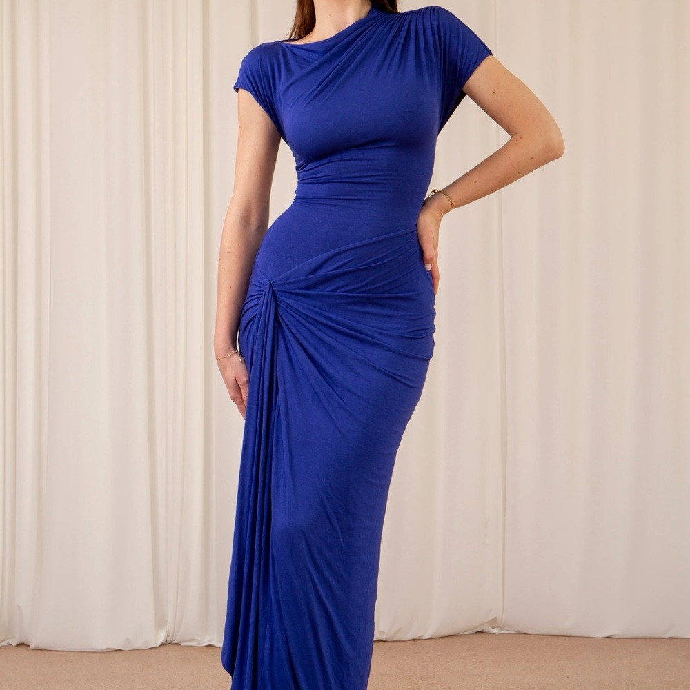 NWT AYM studio Venus dress ultramarine blue